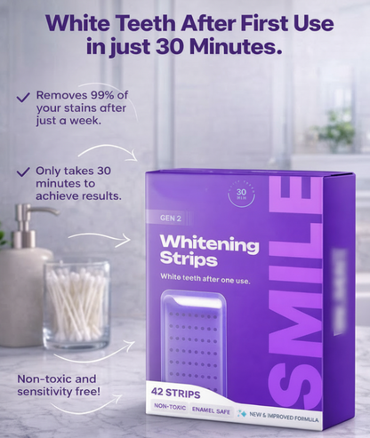 Purple Teeth Strips
